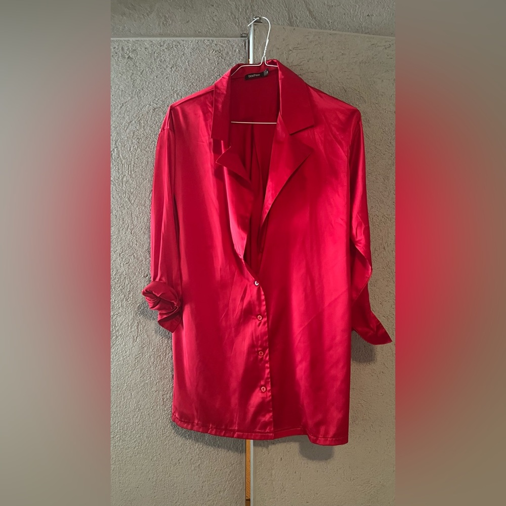 Megan fox x boohoo shirt dress